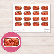 DDZ-16147 planner sticker sheet with enlarged sticker detail