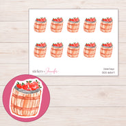 DDZ-16547 planner sticker sheet with enlarged sticker detail