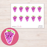 DDZ-16552 planner sticker sheet with enlarged sticker detail
