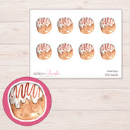 DDZ-16642 planner sticker sheet with enlarged sticker detail