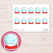 DDZ-16704 planner sticker sheet with enlarged sticker detail