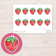 DDZ-16711 planner sticker sheet with enlarged sticker detail