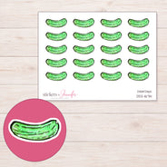 DDZ-16714 planner sticker sheet with enlarged sticker detail
