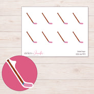 DDZ-16797 planner sticker sheet with enlarged sticker detail