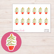 DDZ-16818 planner sticker sheet with enlarged sticker detail