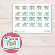 DDZ-16823 planner sticker sheet with enlarged sticker detail