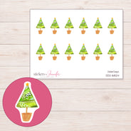 DDZ-16824 planner sticker sheet with enlarged sticker detail