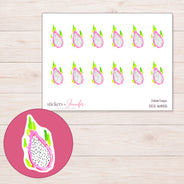 DDZ-16855 planner sticker sheet with enlarged sticker detail