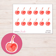 DDZ-16867 planner sticker sheet with enlarged sticker detail