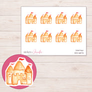 DDZ-16874 planner sticker sheet with enlarged sticker detail