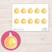 DDZ-16882 planner sticker sheet with enlarged sticker detail