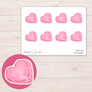 DDZ-16890 planner sticker sheet with enlarged sticker detail