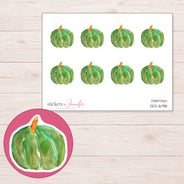 DDZ-16918 planner sticker sheet with enlarged sticker detail