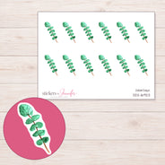 DDZ-16923 planner sticker sheet with enlarged sticker detail