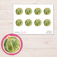 DDZ-16924 planner sticker sheet with enlarged sticker detail