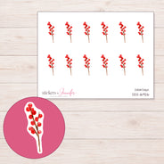 DDZ-16926 planner sticker sheet with enlarged sticker detail