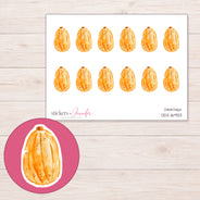 DDZ-16933 planner sticker sheet with enlarged sticker detail