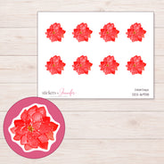 DDZ-16938 planner sticker sheet with enlarged sticker detail