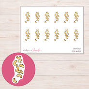 DDZ-16942 planner sticker sheet with enlarged sticker detail