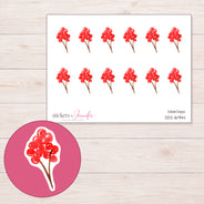 DDZ-16944 planner sticker sheet with enlarged sticker detail