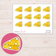 DDZ-16954 planner sticker sheet with enlarged sticker detail