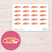 DDZ-16962 planner sticker sheet with enlarged sticker detail