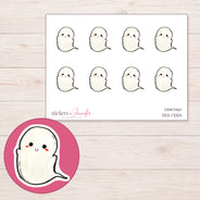 DDZ-17004 planner sticker sheet with enlarged sticker detail