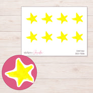 DDZ-17006 planner sticker sheet with enlarged sticker detail