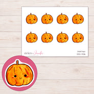 DDZ-17016 planner sticker sheet with enlarged sticker detail