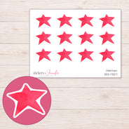 DDZ-17027 planner sticker sheet with enlarged sticker detail