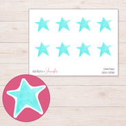 DDZ-17030 planner sticker sheet with enlarged sticker detail