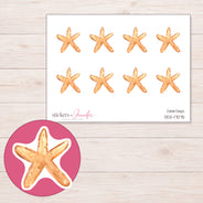 DDZ-17075 planner sticker sheet with enlarged sticker detail