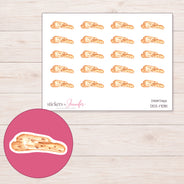 DDZ-17081 planner sticker sheet with enlarged sticker detail