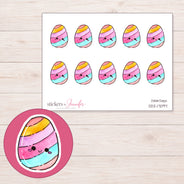 DDZ-17097 planner sticker sheet with enlarged sticker detail