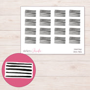 DDZ-17102 planner sticker sheet with enlarged sticker detail
