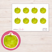 DDZ-17152 planner sticker sheet with enlarged sticker detail