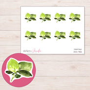 DDZ-17155 planner sticker sheet with enlarged sticker detail