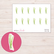 DDZ-17161 planner sticker sheet with enlarged sticker detail