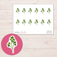DDZ-17170 planner sticker sheet with enlarged sticker detail