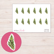 DDZ-17173 planner sticker sheet with enlarged sticker detail