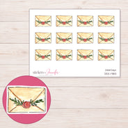 DDZ-17183 planner sticker sheet with enlarged sticker detail