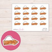 DDZ-17207 planner sticker sheet with enlarged sticker detail