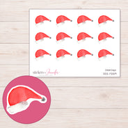 DDZ-17259 planner sticker sheet with enlarged sticker detail