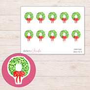 DDZ-17271 planner sticker sheet with enlarged sticker detail