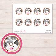 DDZ-17278 planner sticker sheet with enlarged sticker detail