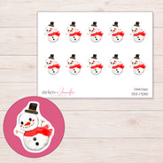DDZ-17280 planner sticker sheet with enlarged sticker detail