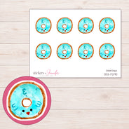 DDZ-17290 planner sticker sheet with enlarged sticker detail