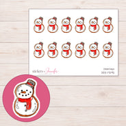DDZ-17292 planner sticker sheet with enlarged sticker detail