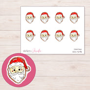 DDZ-17298 planner sticker sheet with enlarged sticker detail