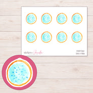 DDZ-17351 planner sticker sheet with enlarged sticker detail